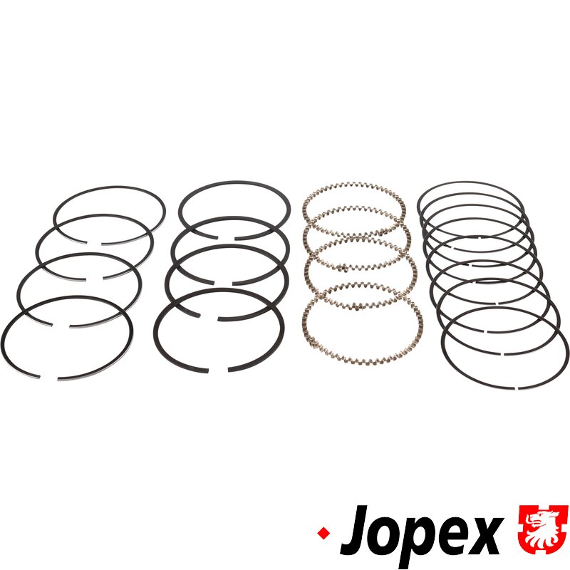 Stempelringsett, 90,5 mm, 1,5x2,0x4,0. Med støpt toppring