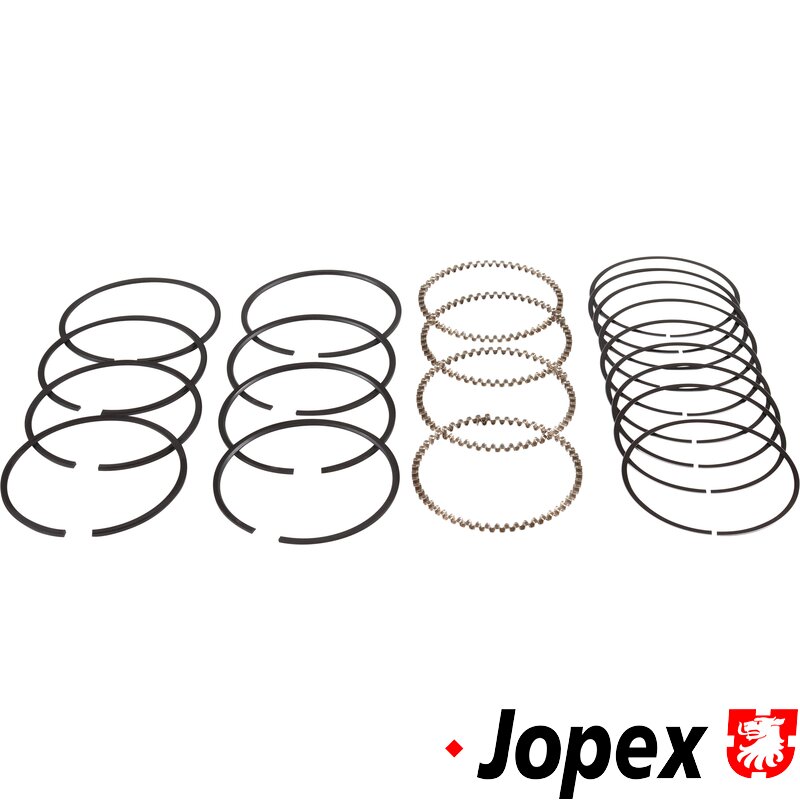 Stempelringsett, 90,5 mm, 2,0x2,0x4,8. Med støpt toppring