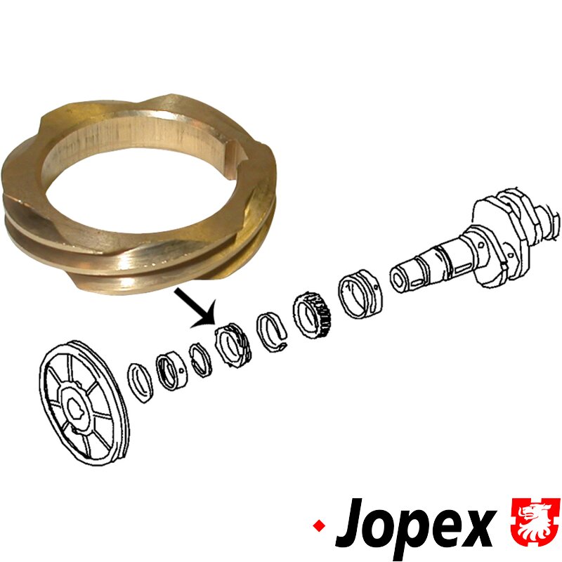 Crankshaft Brass Distributor Drive Gear - Aircooled And Waterboxer