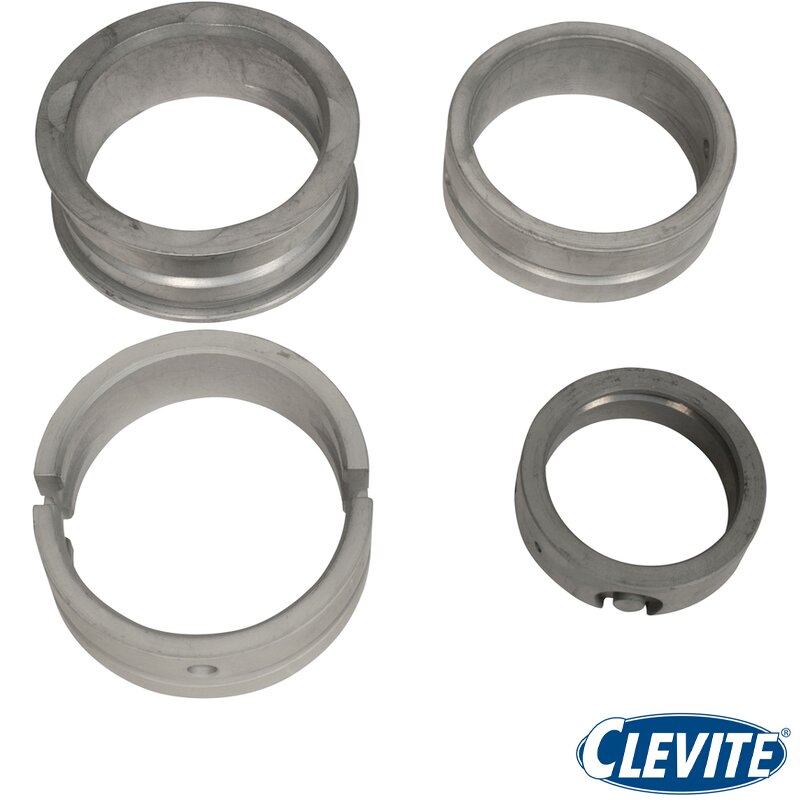 Steel Backed Type 1 Crankshaft Main Bearing Set (Standard, 1.00mm, 1.00mm)