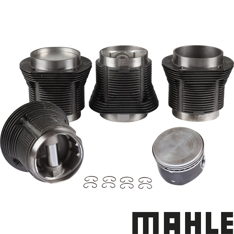 1776cc Stroker Barrel And Piston Kit - 90.5mm Bore Type 1 Stroker Engines - Mahle Forged Pistons