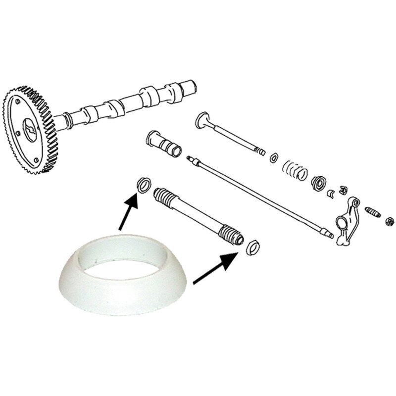 Type 1 Pushrod Tube Seal (Not 25HP Or 30HP Engines)