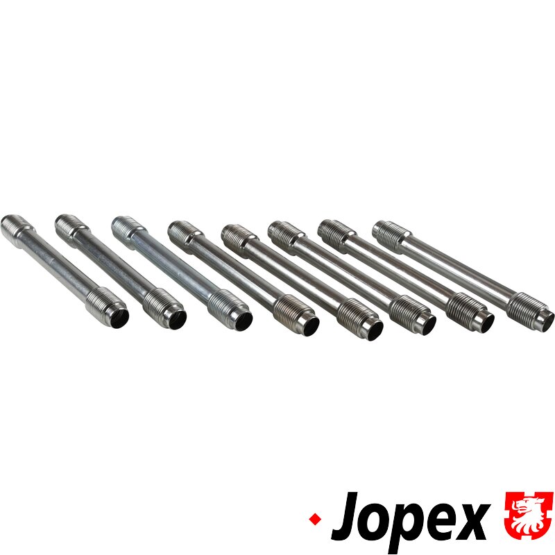 Type 1 Zinc Plated Pushrod Tubes (8) - 1300cc + 1500cc + 1600cc Engines