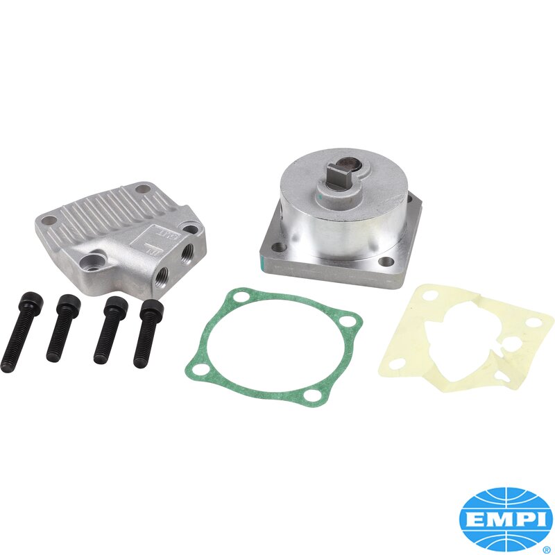 Filter Flow oljepumpe for flatt kamgir, 32 mm gir Legger til et konvensjonelt oljefilter til motoren din. Bruk også 8113750318