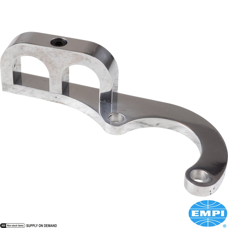 Billet Full Flow Oil Hose Bracket - Polished