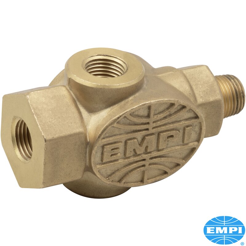 Oljetrykk “T”-kobling, 1/8-27 NPT