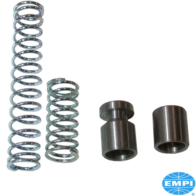 Oljeforsterkersett, dobbel. Spesialdesignet større stempel og sterkere fjær øker oljetrykket i hele systemet. Et must når du installerer en oljekjøler eller fjernfilter.