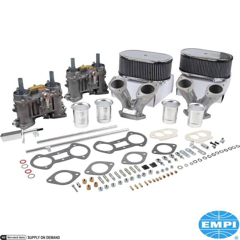 Twin 48 EPC Carburettor Kit - Type 1 Engines With Short Manifolds