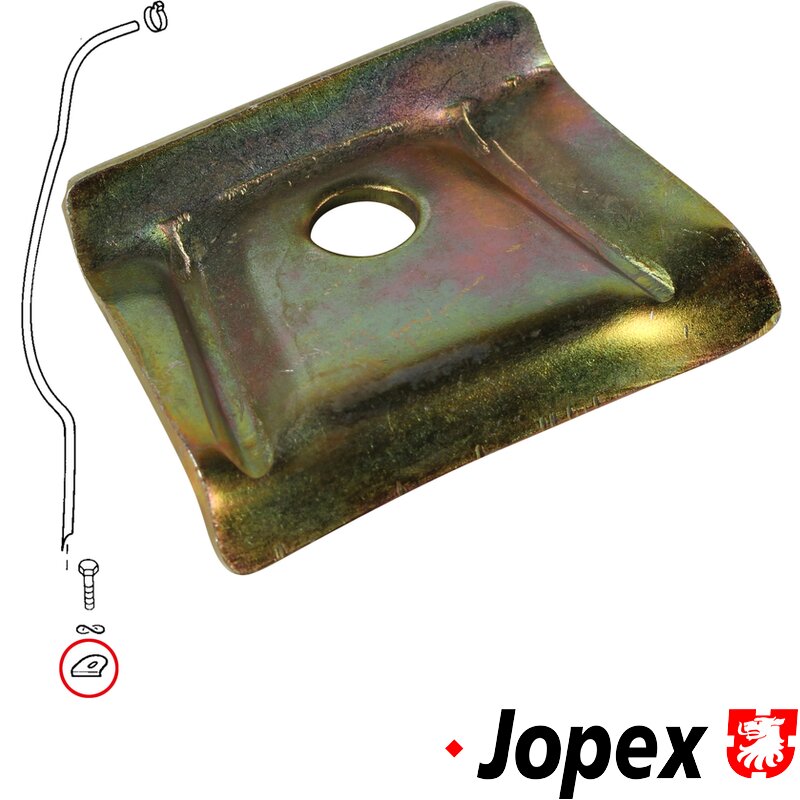 Beetle Fuel Tank Retaining Plate (Not 1302 + 1303 Models) (Also Karmann Ghia)