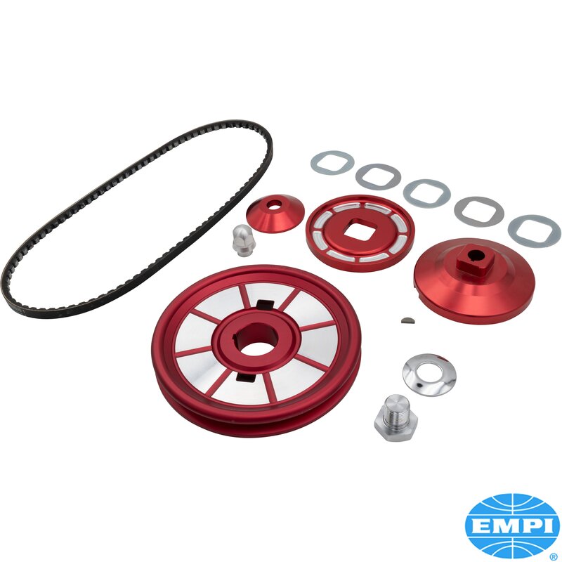 Red Anodized Aluminium Pulley Kit - Type 1 Engines