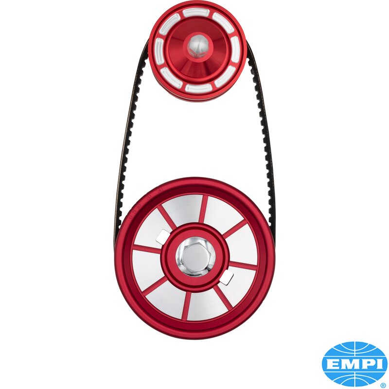 Red Anodized Aluminium Pulley Kit - Type 1 Engines