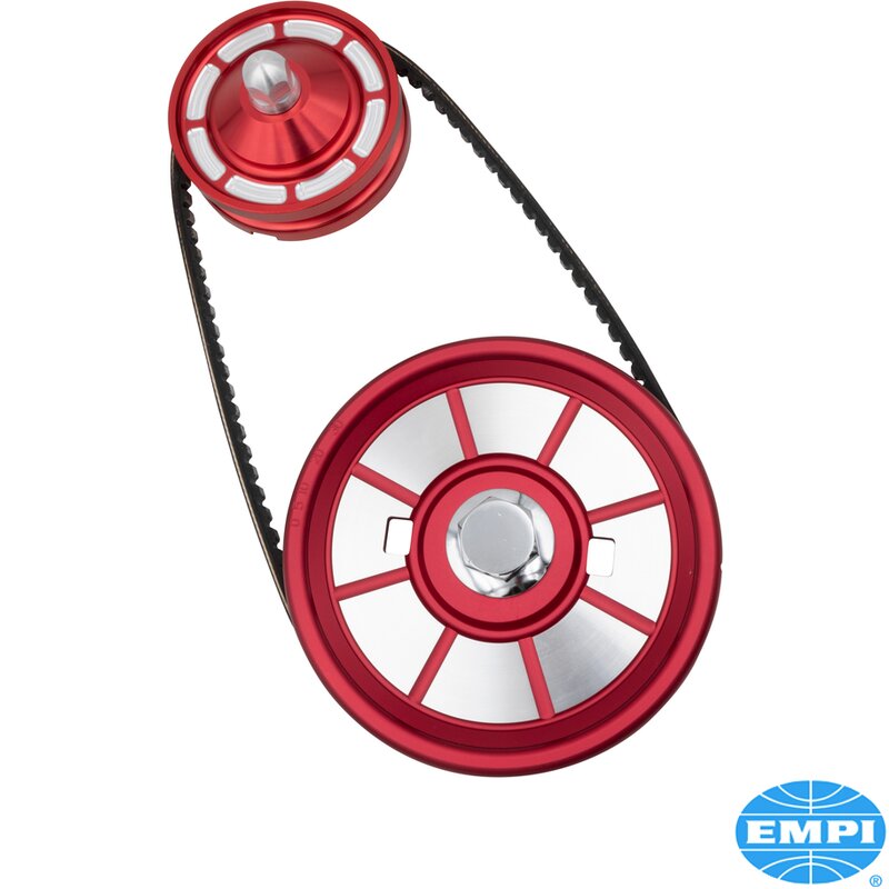 Red Anodized Aluminium Pulley Kit - Type 1 Engines