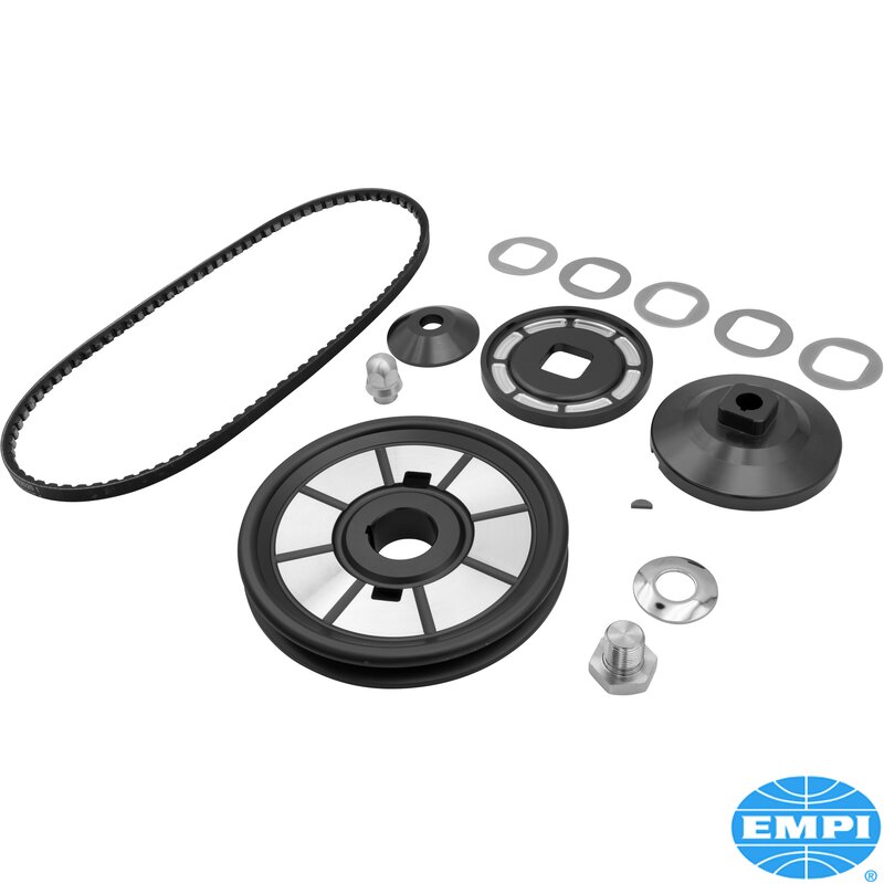 Black Anodized Aluminium Pulley Kit - Type 1 Engines