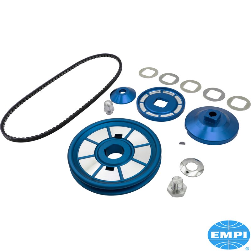 Blue Anodized Aluminium Pulley Kit - Type 1 Engines