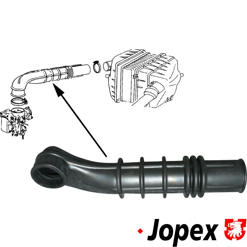 Carburettor To Air Filter Rubber Elbow - T2 (1968-79), KG (1968-74)