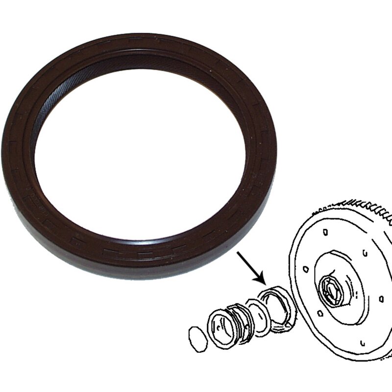 Crankshaft Main Oil Seal - Flywheel End (Large) - Type 4 Engines, Waterboxer Engines - Top Quality