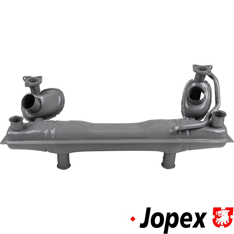 Beetle Exhaust (Not 1200cc) - Cast Pre Heat On Left And Curved Pipe On Right