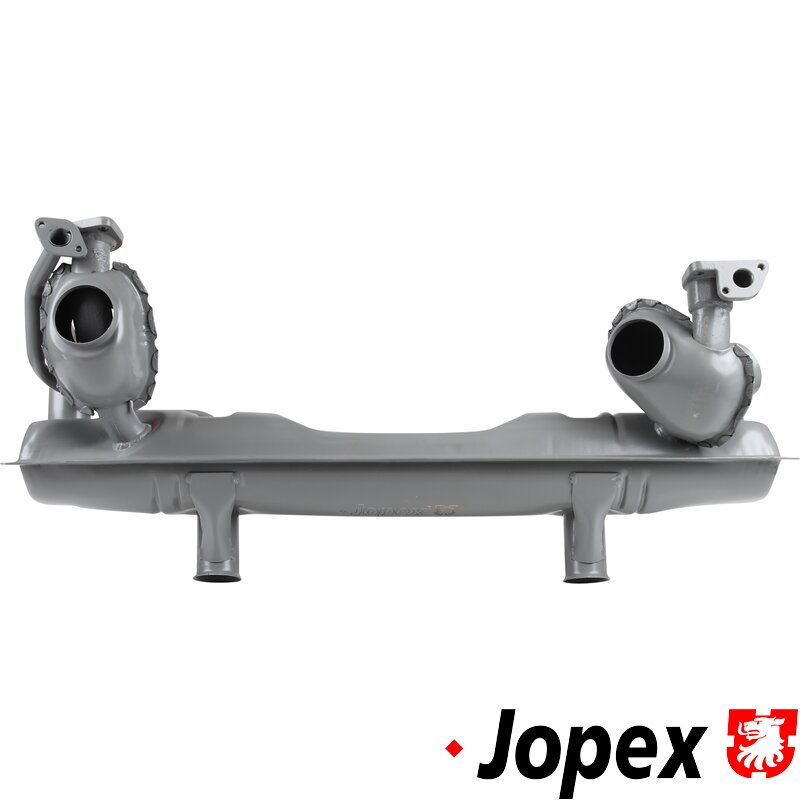 Beetle Exhaust (Not 1200cc) - Cast Pre Heat On Right And Curved Pipe On Left OE Quality