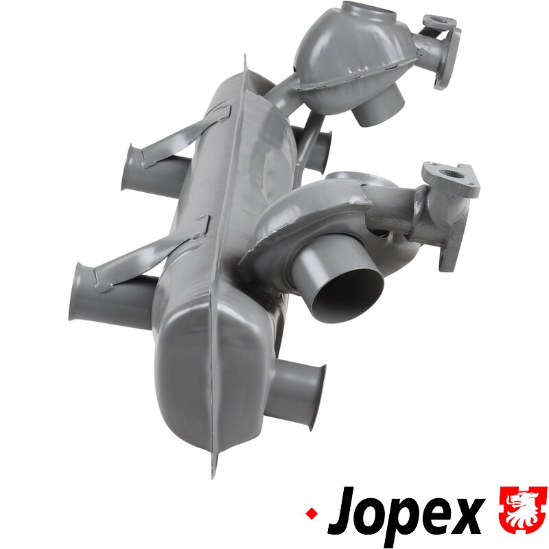 Beetle Exhaust (Not 1200cc) - Cast Pre Heat On Right And Curved Pipe On Left OE Quality