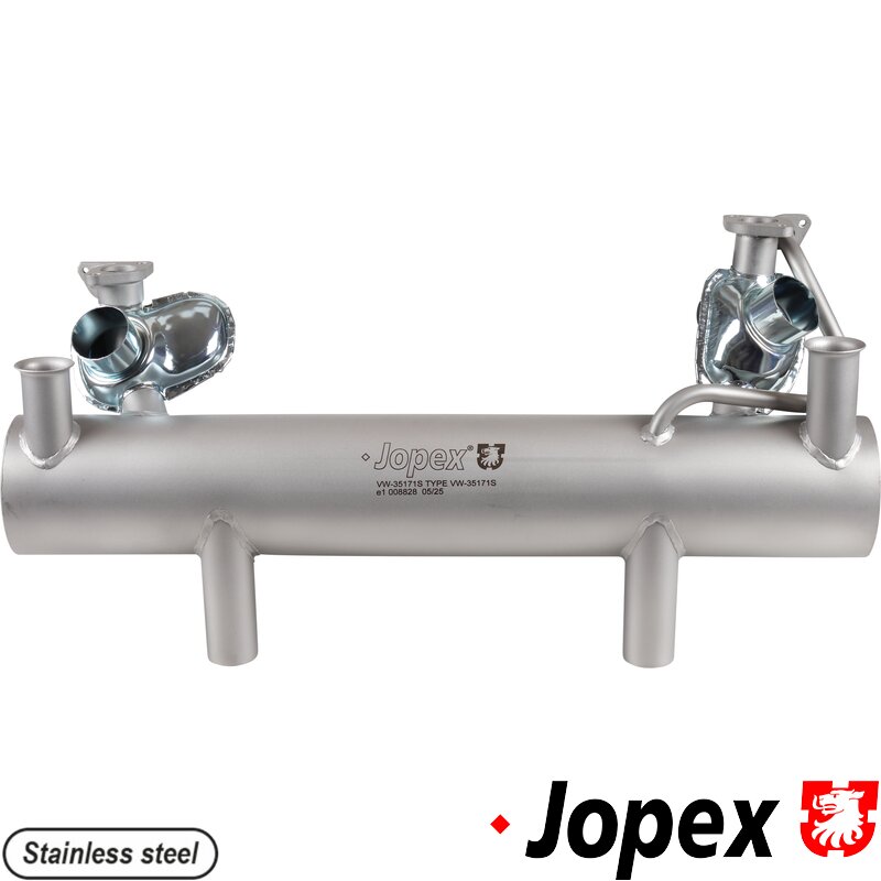 Beetle Classic Sport Exhaust - 1300cc-1600cc - Stainless Steel