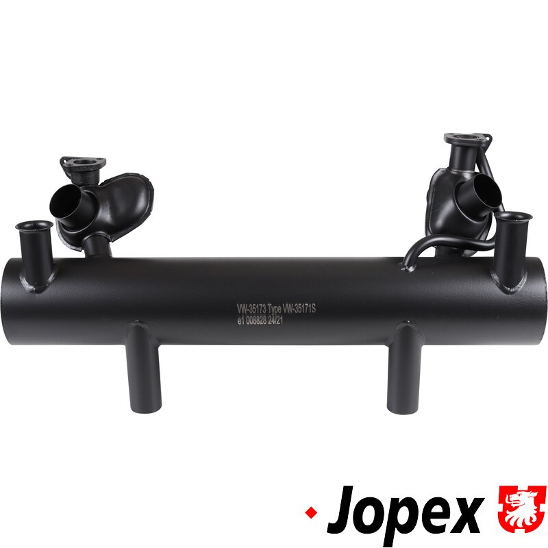 Beetle Classic Sport Exhaust - 1200cc - Aluminium Coated - Stainless Super Tailpipes