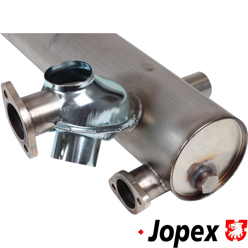 42mm Bore Beetle Classic Sport Exhaust - 1300cc-1600cc - Stainless Steel