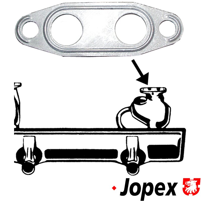 Twin Hotspot Heat Riser Gasket