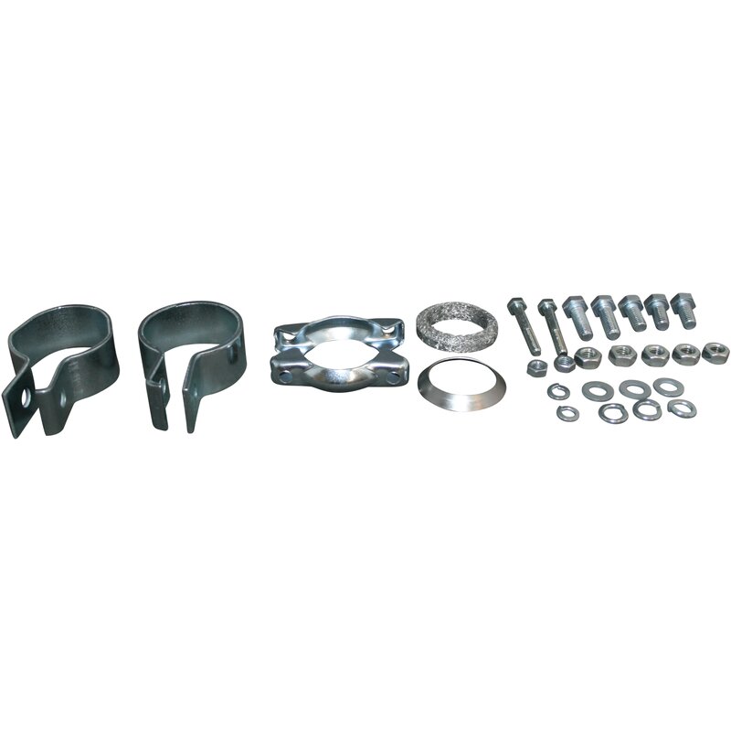 Splitscreen Bus Exhaust Tailpipe Fitting Kit (3 Piece Tailpipe) - 1963-67 (Also Baywindow Bus 1968-76)