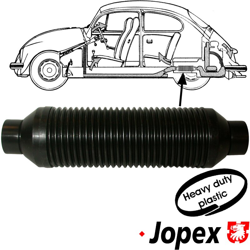 Varmerslange til varmeveksler, lengde 370 mm Ø: 60 mm.