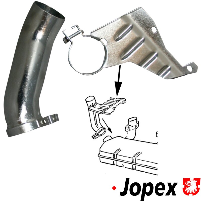 Heat Exchanger Elbow - Left - Type 4 Engines