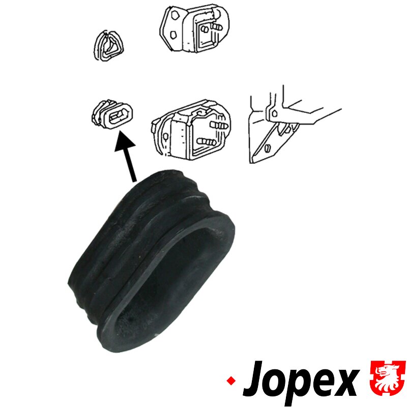 Beetle Bushing For Transmission Mount, Rubber