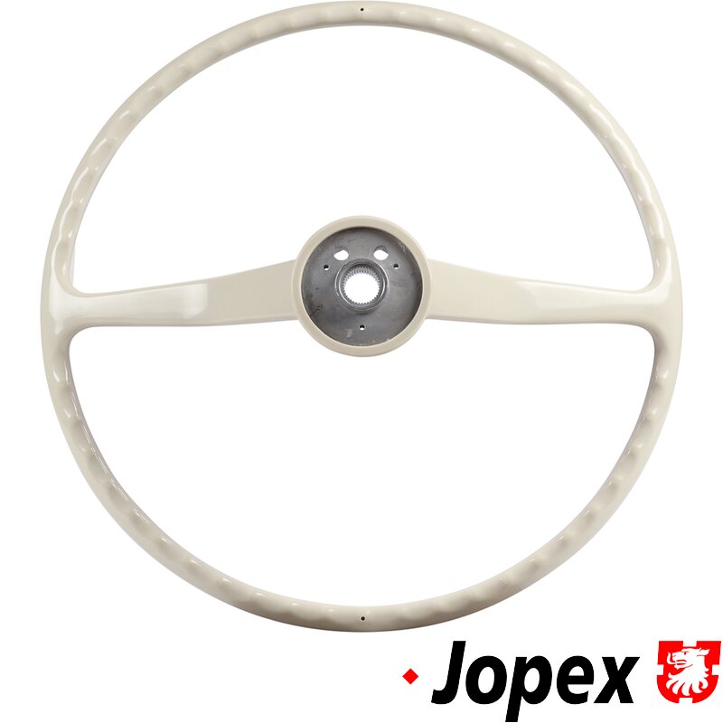 Beetle Steering Wheel - Grey With Semi D Horn Push - 1960-71
