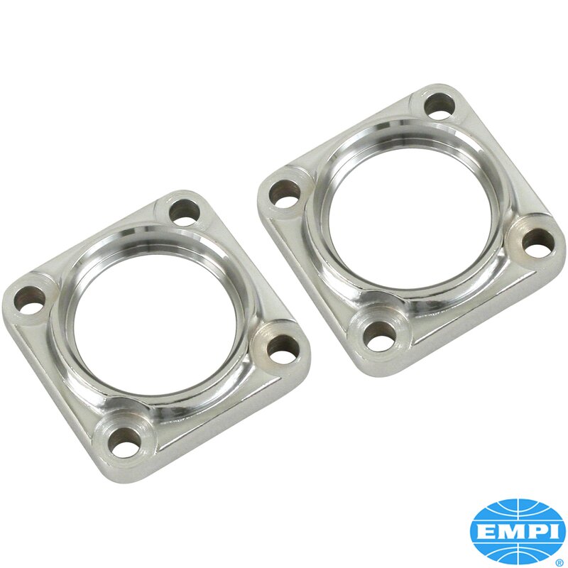 Lagerkappesett for bakaksel, IRS, stål, krom, passer til Empi nr. 17-2707-0, 2 stk.