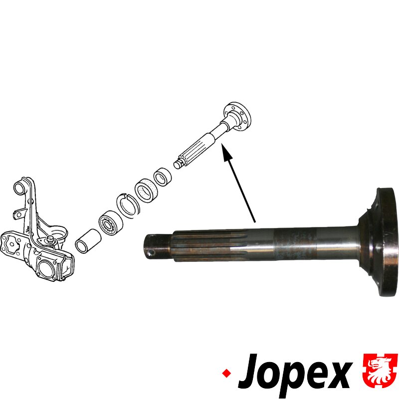 1302 + 1303 Beetle + Type 3 IRS Rear Stub Axle