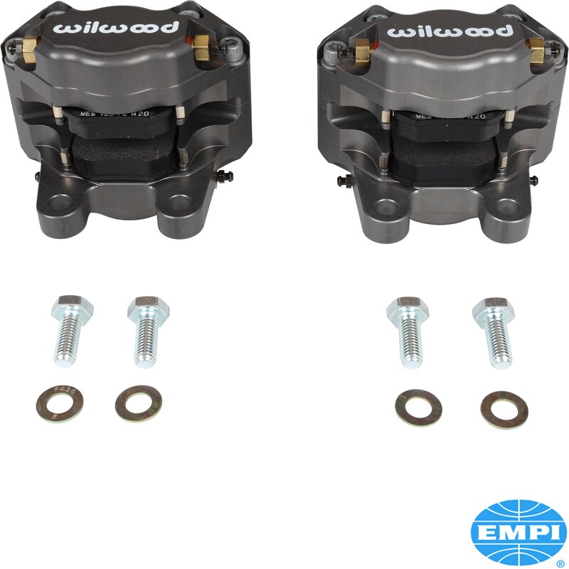 Beetle Front Wilwood Brake Caliper Set - Silver