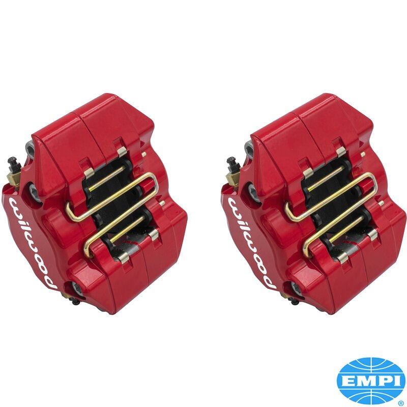 Beetle Front Wilwood Brake Caliper Set - Red