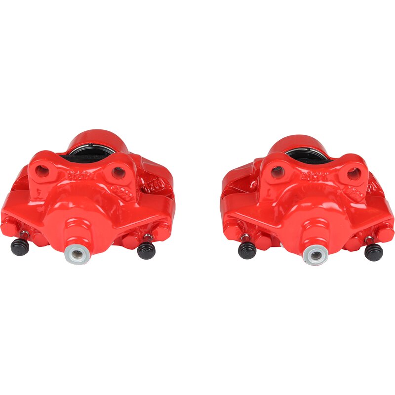 Beetle Front Brake Caliper Set - TRW - Red Powder Coated