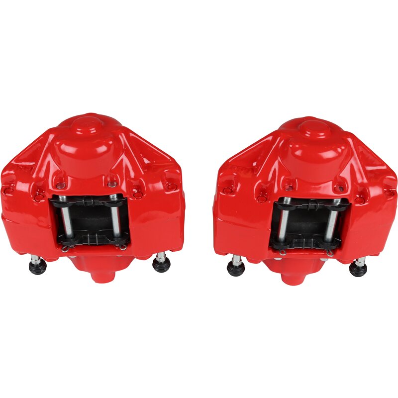 Beetle Front Brake Caliper Set - TRW - Red Powder Coated