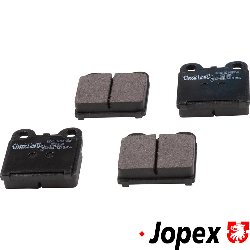 Beetle Front Brake Pads - 1972 Only - Square 2 Pin