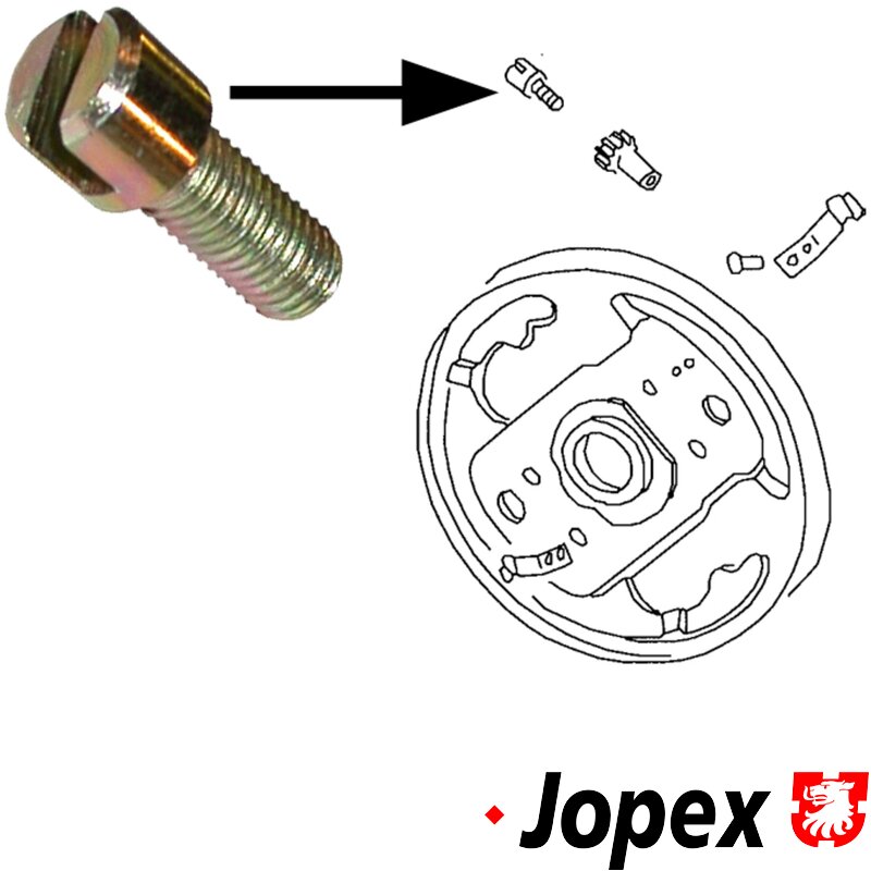 T2 Brake Star Adjusting Gear Screw - 1955-79