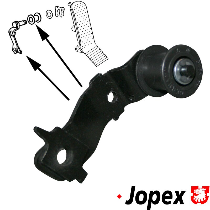 Beetle Accelerator Pedal Lever Arm (With Roller) - 1966-79 (LHD)