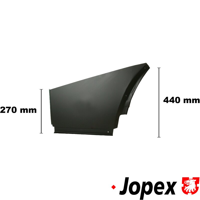 Beetle Rear Quarter Panel - Left - Extra Large (420mm High)