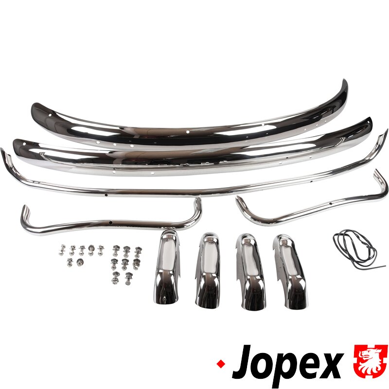 Beetle US Spec Bumper Set - 1950-67 - Stainless Steel