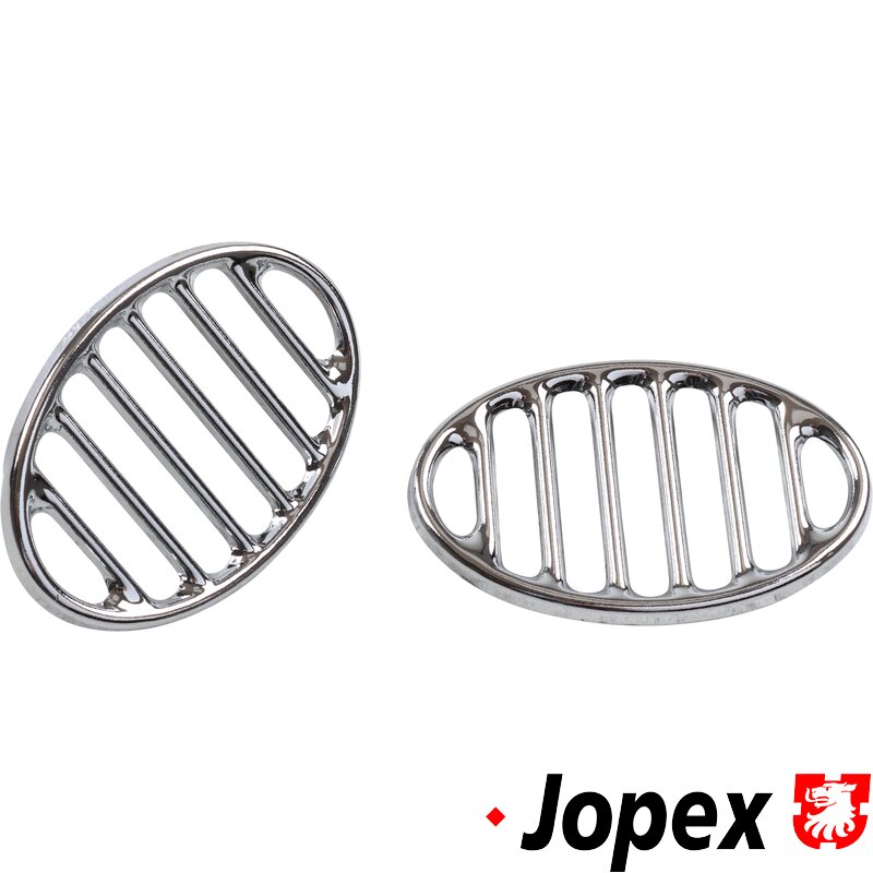 Horngrillsett, OE-design med forkrommet overflate. 2 deler