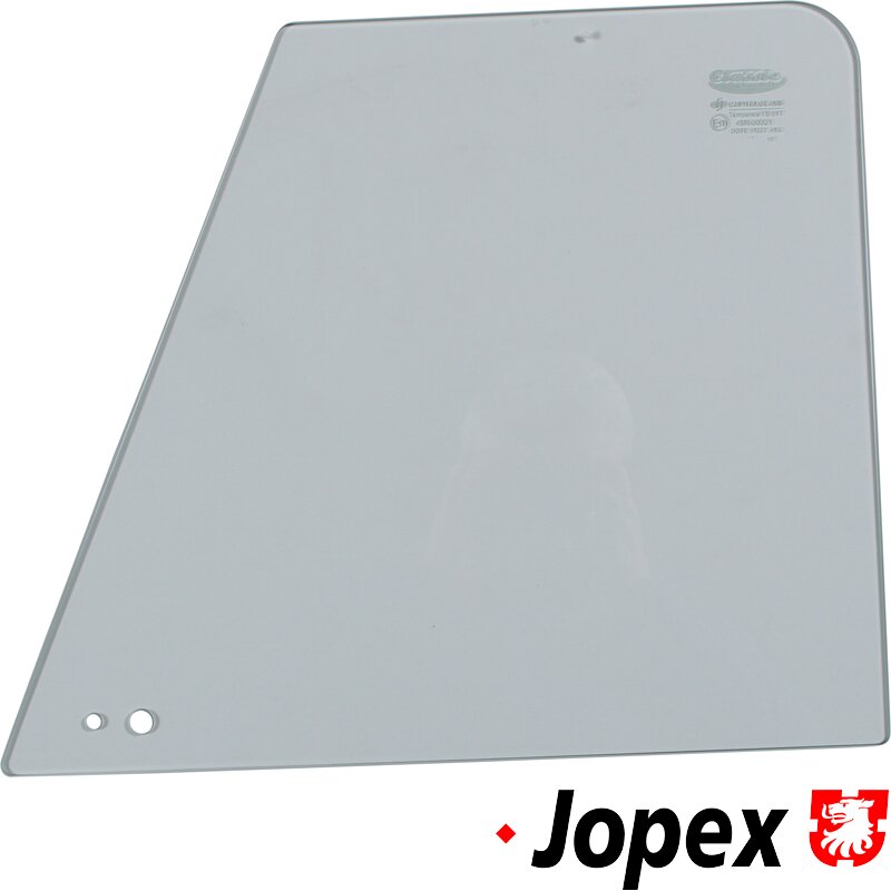 Splitscreen Bus Cab Door Glass (Sliding Piece With Hole) - 1955-67