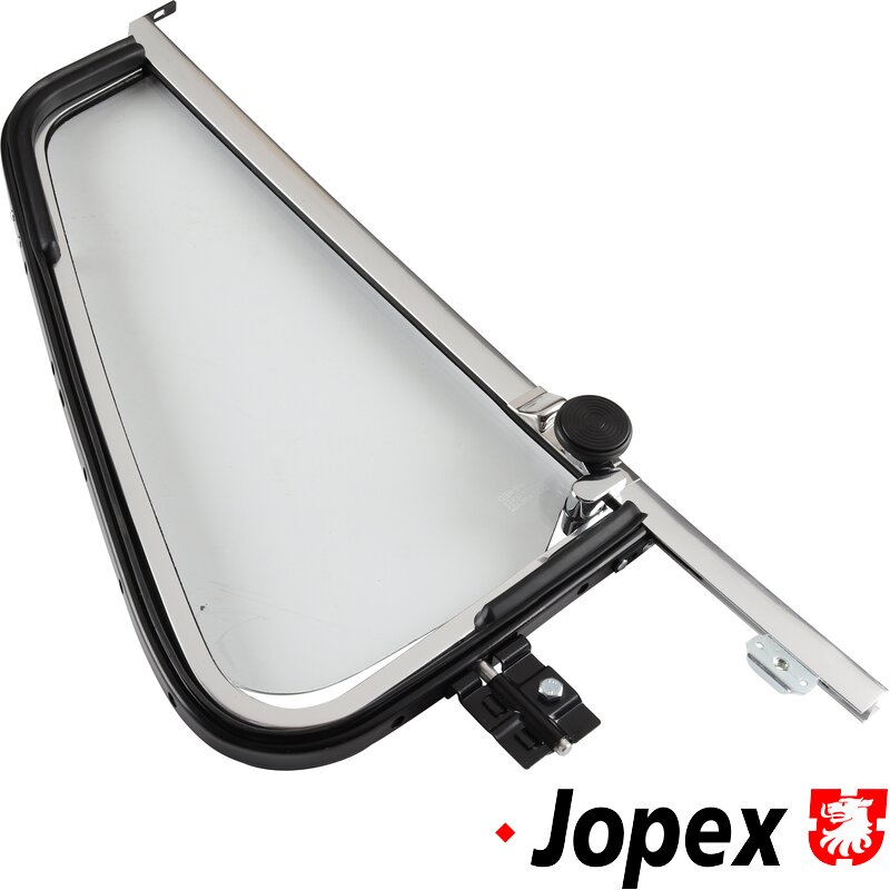 Baywindow Bus Cab Door Opening Quarter Light - Right (Complete With Frame And Seals)