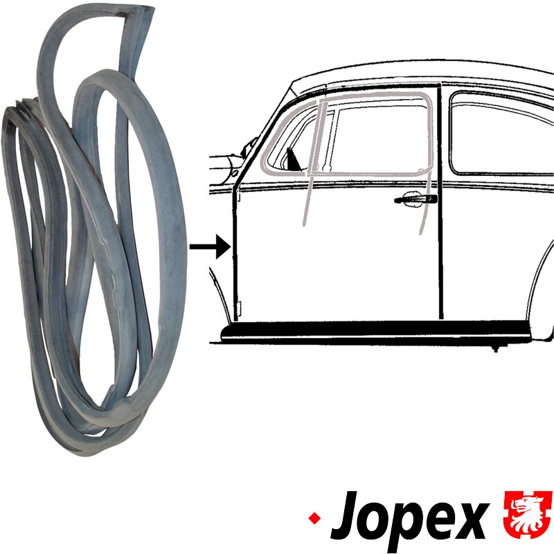 Sedan Beetle Door Seal - 1967-79 - Left - Top Quality