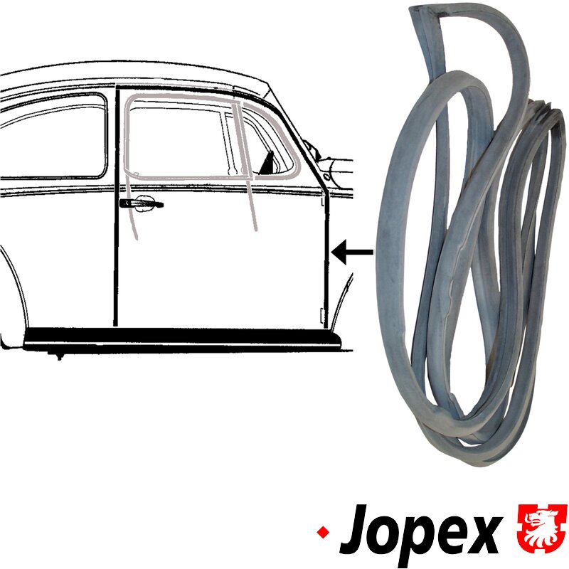 Sedan Beetle Door Seal - 1967-79 - Right - Top Quality