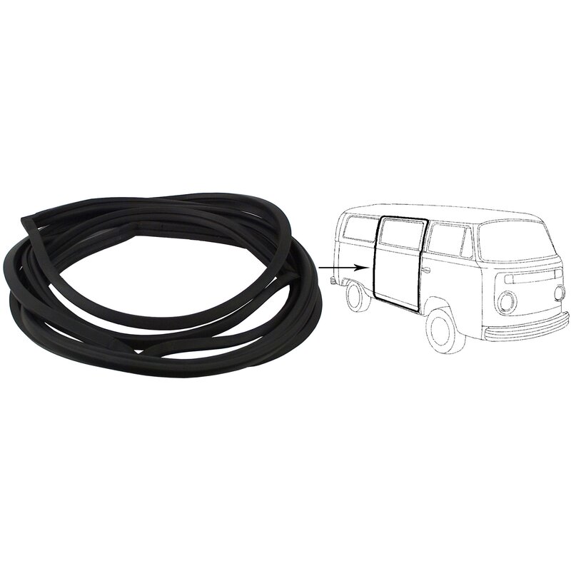 Baywindow Bus Sliding Door Seal - Right - LHD Models