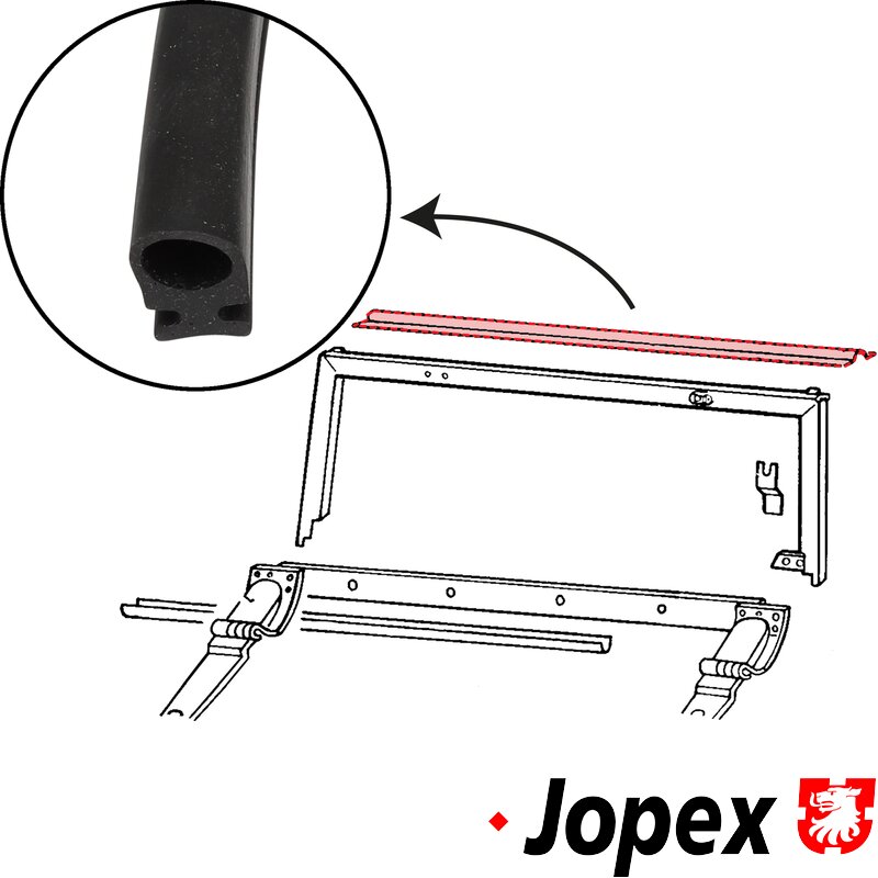 Type 181 Windscreen Frame Seal (Upper Or Lower)